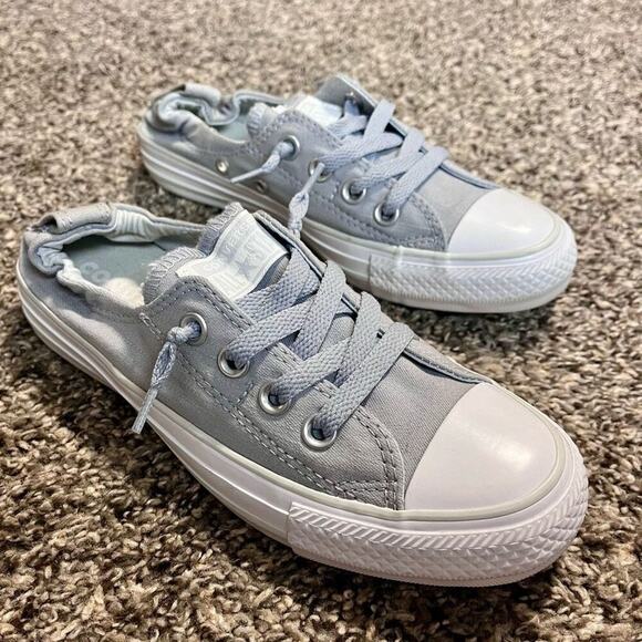 Converse Women’s Seasonal Chuck Taylor All Star Gray White Size 6 - Picture 1 of 11